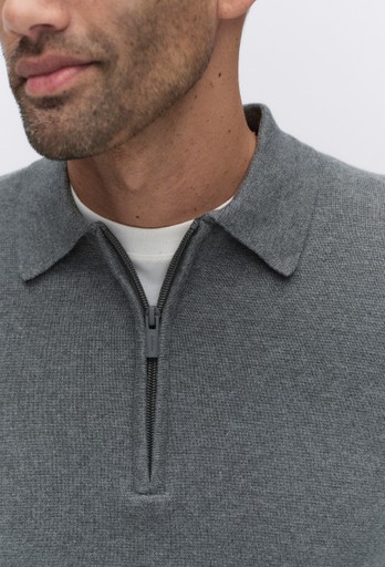 Will knitted polo shirt