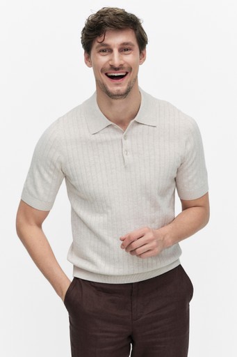 Gilbert knit polo shirt
