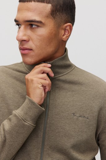 August zip cardigan
