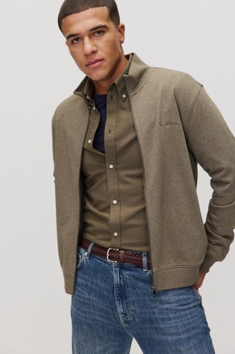 August zip cardigan
