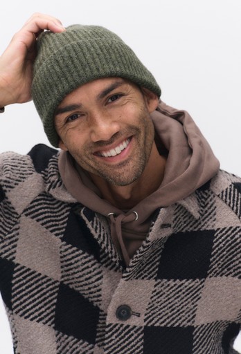 Terry wool beanie