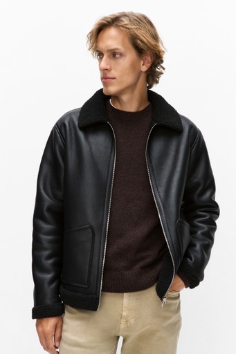 Loux shearling jacke