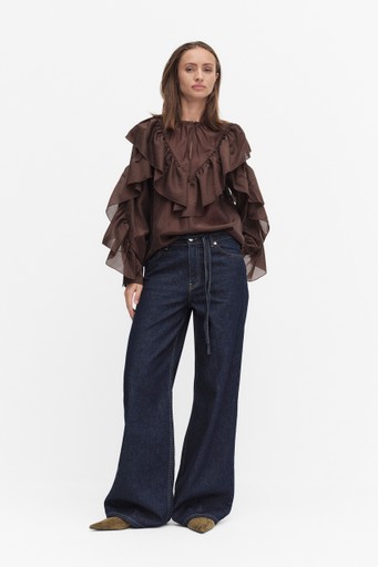 Fria frill blouse