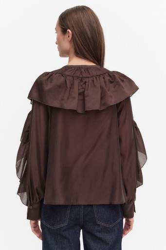 Fria frill blouse