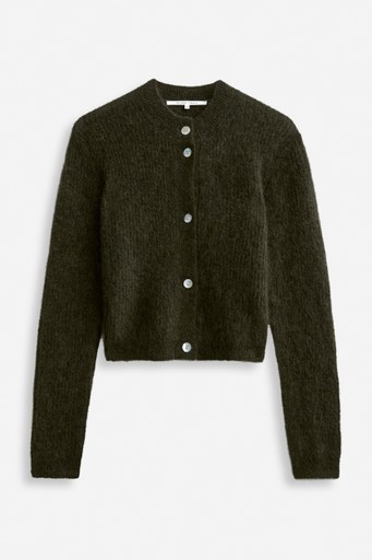 Andrea rib ls cardig