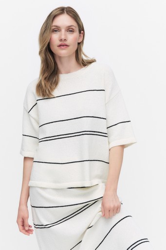 Gia knitted tee