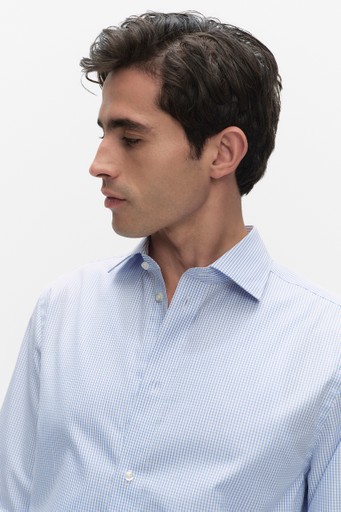 Bent check shirt
