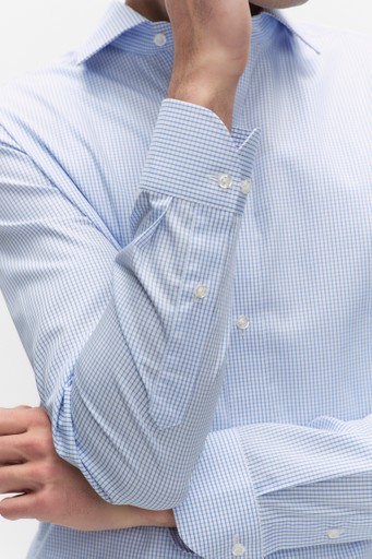 Bent check shirt