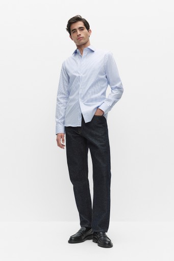 Bent check shirt