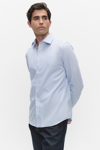 Bent check shirt