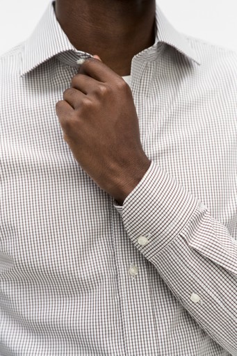 Bent check shirt