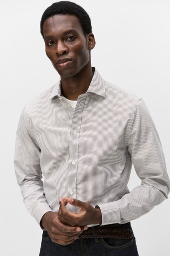 Bent check shirt