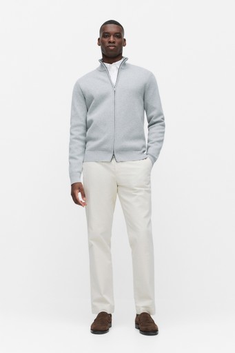 Roman zip cardigan