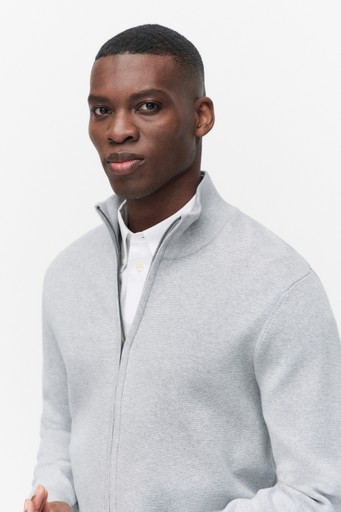 Roman zip cardigan