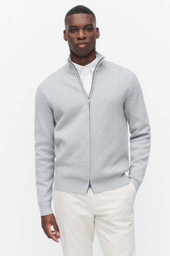 Roman zip cardigan