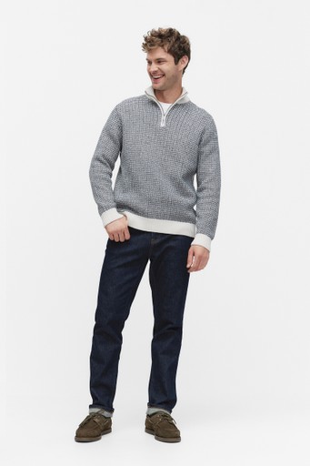 Tor jacquard halfzip
