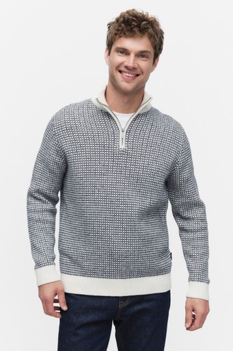 Tor jacquard halfzip