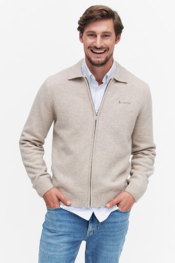 Rubert Zip Cardigan
