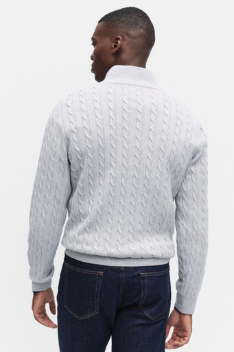 Jim cableknit halfzip
