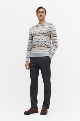 Leo jacquard sweater