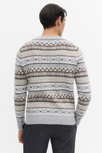 Leo jacquard sweater