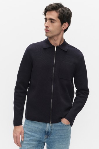 Wallace zip cardigan