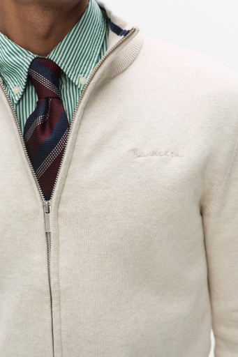 Tom zip cardigan