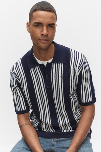 Kaj knit polo shirt