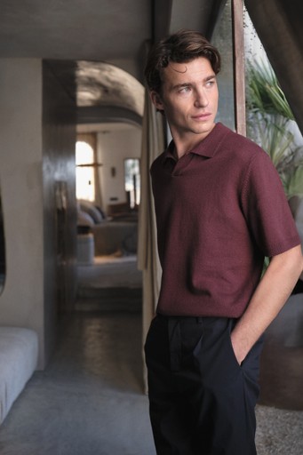 Fisher linen poloshirt