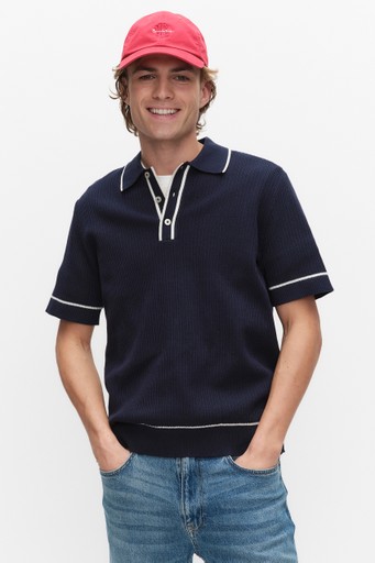 Nigel knit pique