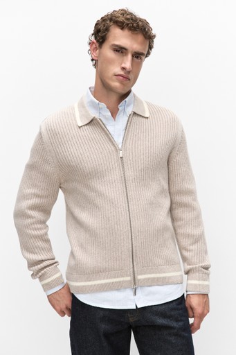 Rufus zip cardigan
