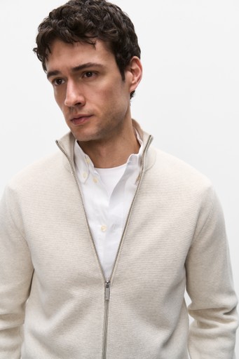 Theo zip cardigan