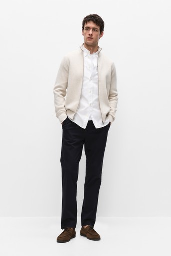 Theo zip cardigan