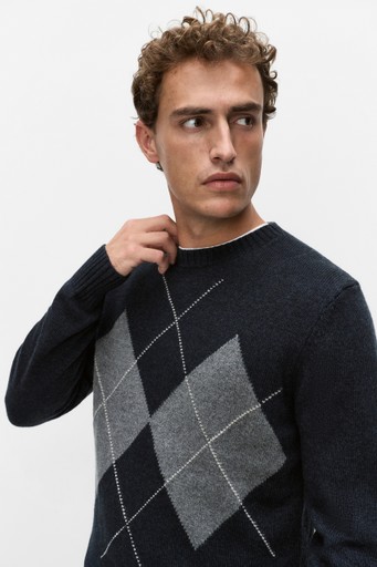 Liam argyle sweater