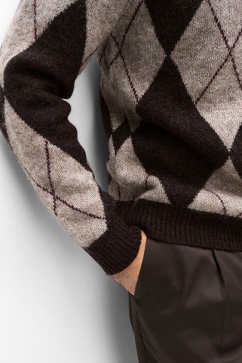 Romeo argyle sweater