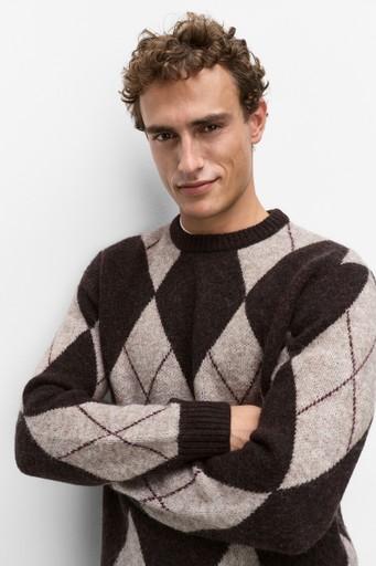 Romeo argyle sweater