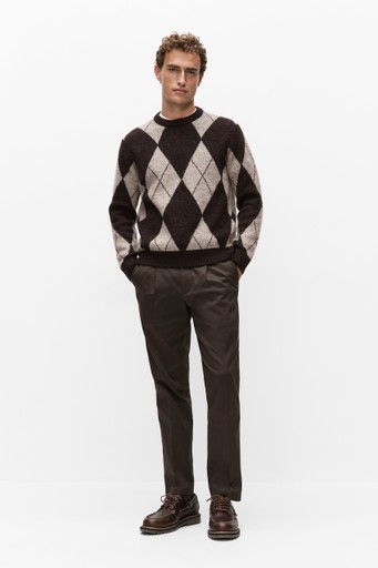 Romeo argyle sweater