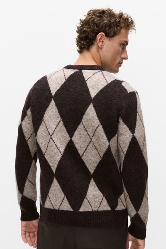Romeo argyle sweater