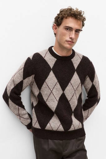 Romeo argyle sweater
