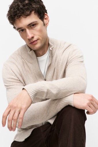 Phil zip cardigan