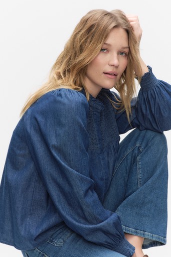 Tuvali denim blouse