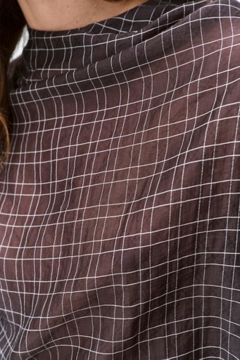 Phoebe check blouse