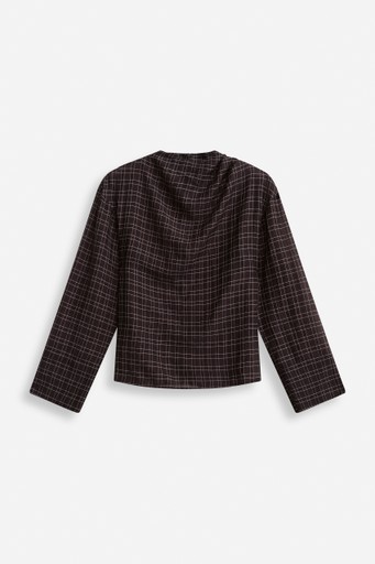 Phoebe check blouse