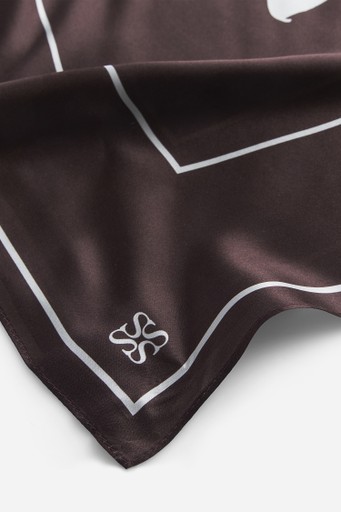 Tine silk scarf