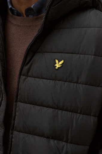 Hooded quilted jkt