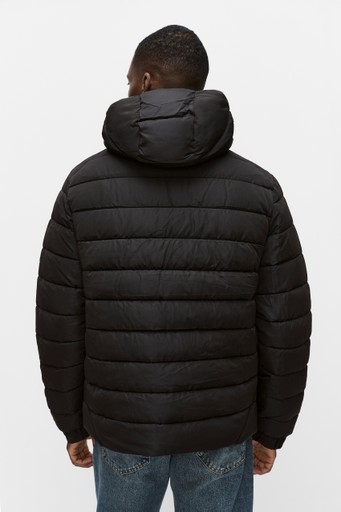 Hooded quilted jkt