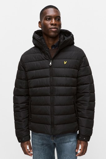 Hooded quilted jkt