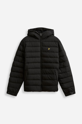 Hooded quilted jkt