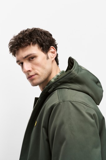 Padded hooded jacket