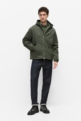 Padded hooded jacket